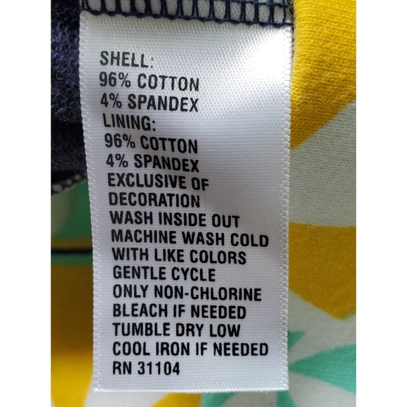 Crown & Ivy Women's Green/Yellow Umbrella Print Athletic A-line Skort Size M - Picture 6 of 6